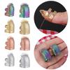 Adjustable Vintage Sewing Thimble Handmade Non-slip Embroidery Against Ring Needle Presser Metal Needle Hoop Finger Protector