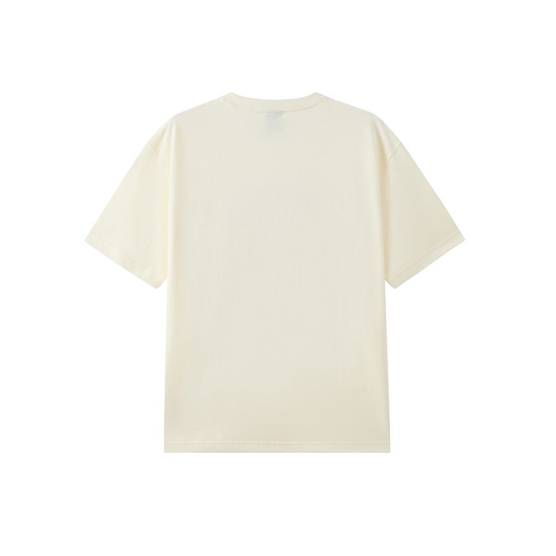 New Balance T Shirts Men's Ivory White Crew Neck Moderate NEF31341-IV