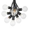 UK/US Standard G40 String Lights, 25 Clear Tungsten Filament, 220V, Indoor/Outdoor Decorative Lighting for Weddings and Christmas
