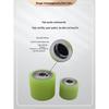 Polyurethane Non-Powered Roller: PU Wheel with Double Bearings, Wear-Resistant Silicone Coating. 