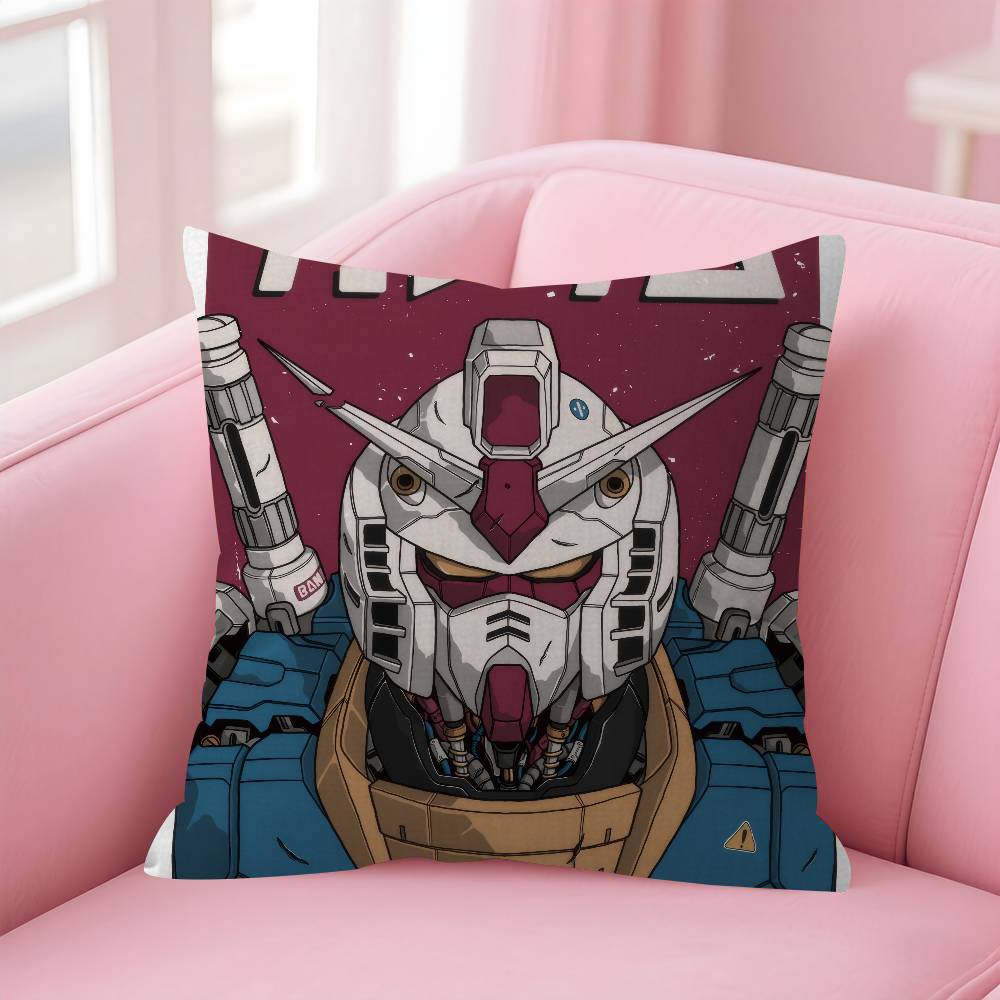 Pillow Cushion Cover Pillowcase Living Room Sofa Home Decor Anime Cool G-G-Gundam Classic