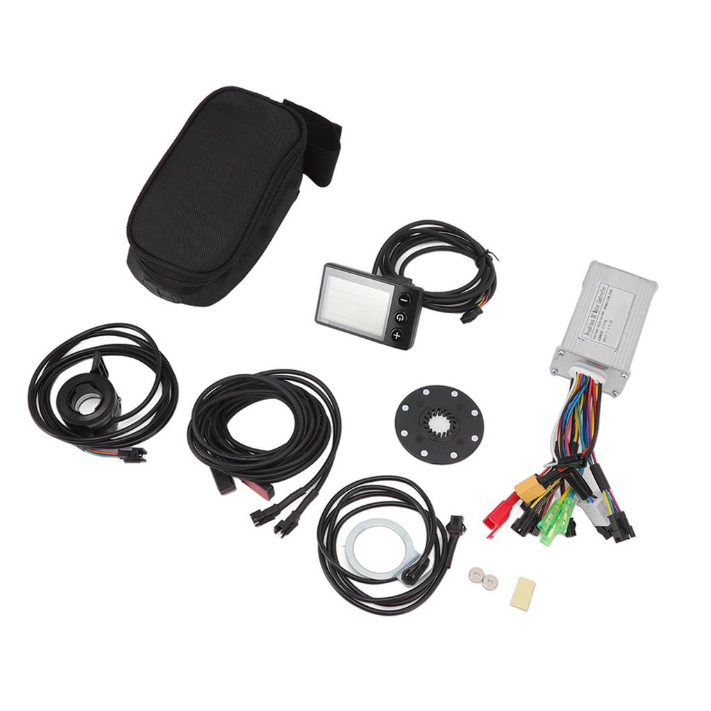 24V 36V 48V 17A 3 Mode Controller S866 Display Set with Power Assist Sensor 130x Thumb Throttle for 250W 350W Motor