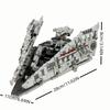 1029+/pcs Sci-fi Starship Model, Adult High Difficulty Building Block Set, Collectible Ornaments, High-end Holiday Gifts
