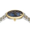 Versace V-Eternal Watch, 37mm, Blue Dial, Sapphire Crystal, Quartz Movement, Swiss Made, VEJL00522, Silver