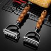 Stainless Steel Peeler,Ultra Sharp Vegetable Fruit Peeler Wooden Handle Peeler For Potatoes Carrot Grater Kitchen Accessories