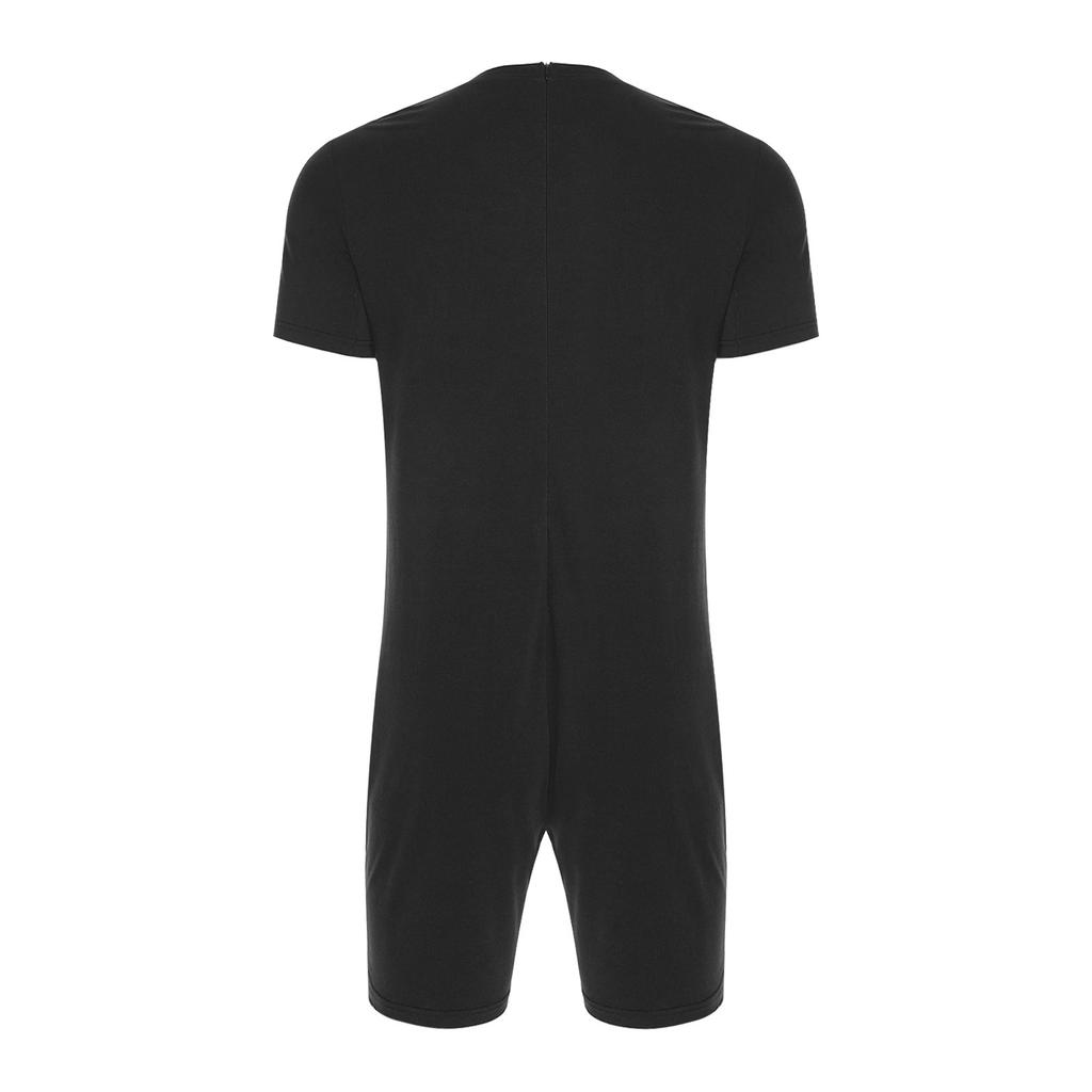 Mono Adaptativo Unisex S-3XL: Mono con Cremallera Trasera Anti-Deslizamiento, Manga Corta de Fácil Cuidado para Personas Mayores y con Necesidades Especiales