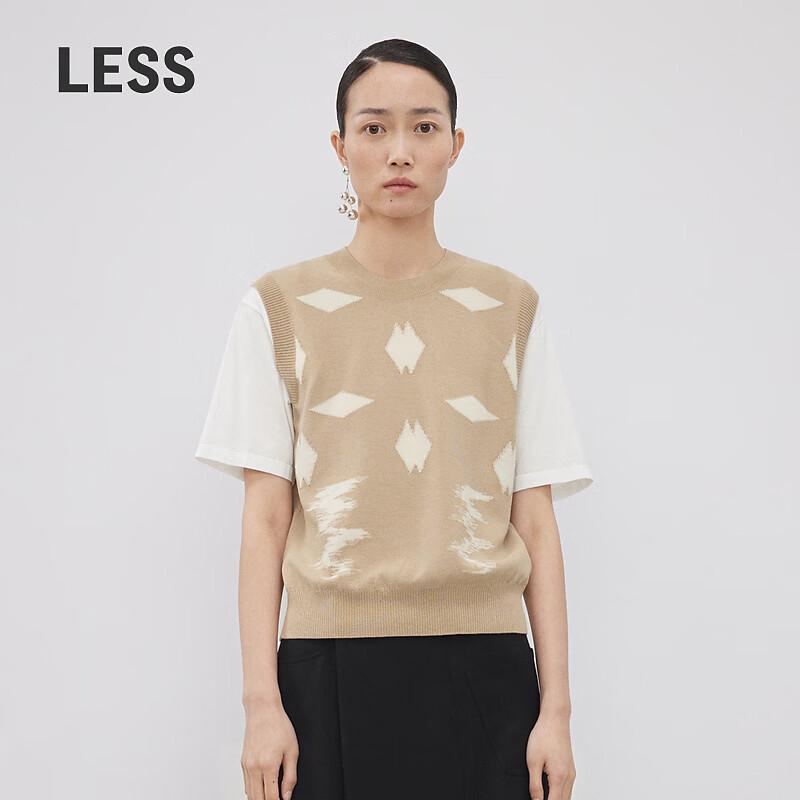 

LESS 2023 Autumn Purl Stitch Short Sleeve Pullover M