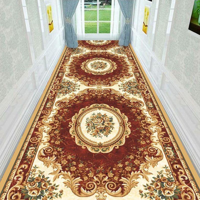 Luxury European Aisle Corridor Carpets Lobby Hallway Villa Long Runner Long Strip Area Rugs Living Room Home Decor Entryway Mat