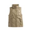 New glossy leave-in down cotton vest women's autumn and winter short cotton vest vest vest vest jacket