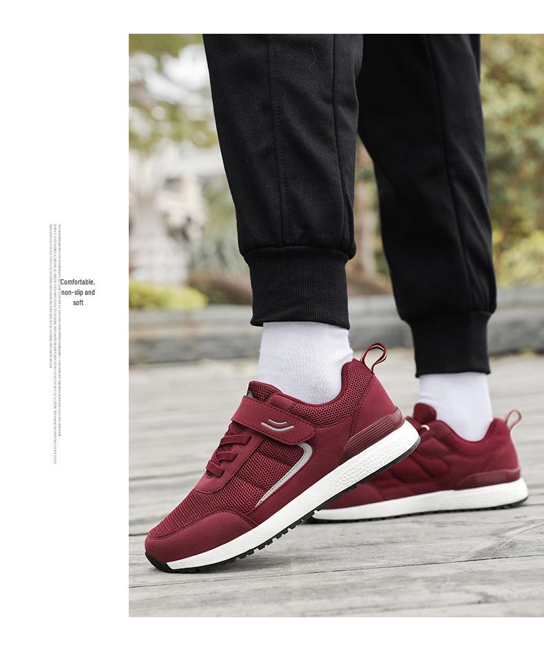 Non-Slip Casual Walking Shoes for Middle-Aged & Elderly Parents - Spring/Autumn Wear-Resistant Footwear for Men & Women