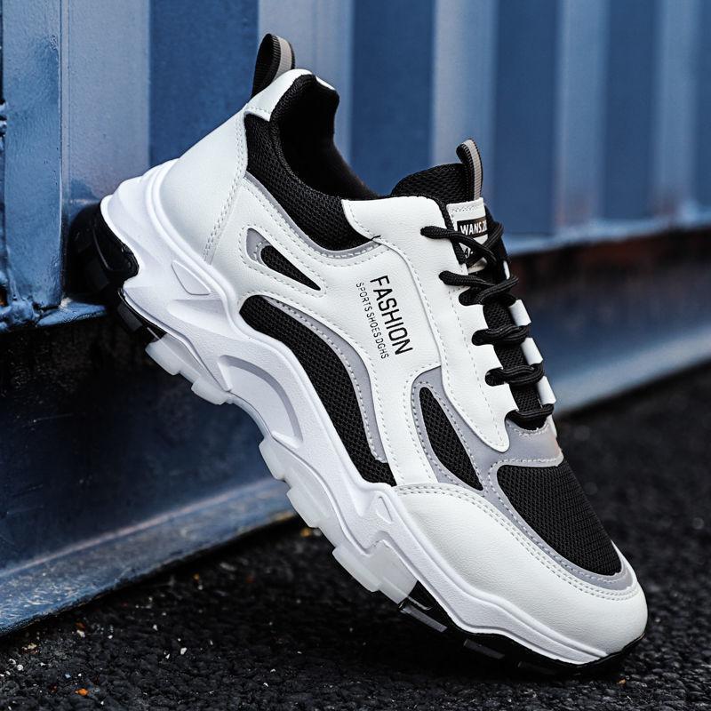 

Мужская противоскользящая, дезодорирующая, дышащая спортивная обувь, весенняя универсальная студенческая обувь для бега и поездок на работу 44 серый