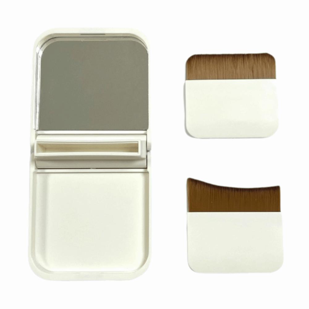 Creative Foundation Makeup Brush Soft Bristle Crescent-Shaped Brush Professional Makeup White Set 1