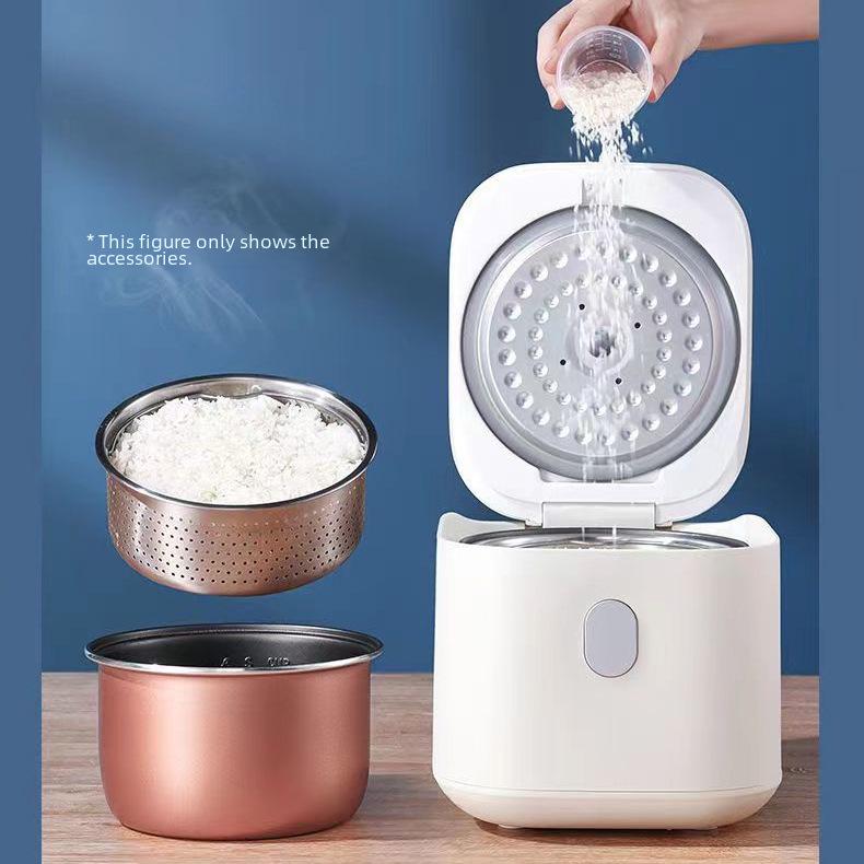 Zemkom Smart Mini Rice Cooker (1-3 People) with Rice-Soup Separation