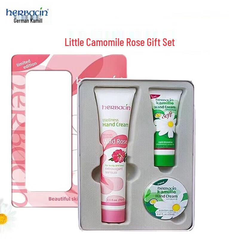 Herbacin Wuta Kamille Rose Hand Cream Gift Set