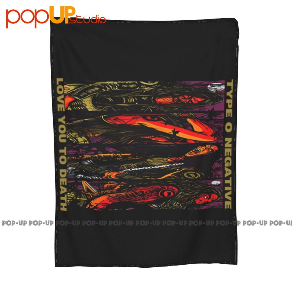 Type O Negative 'Love You To Death' Ultra-Soft Blanket Quilt Winter Sofa Cover Bed Covers