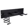 3 In 1 Hair Tool   Wall Mounted Aluminum Alloy Hair Dryer Curling Iron Flat Iron Holder
