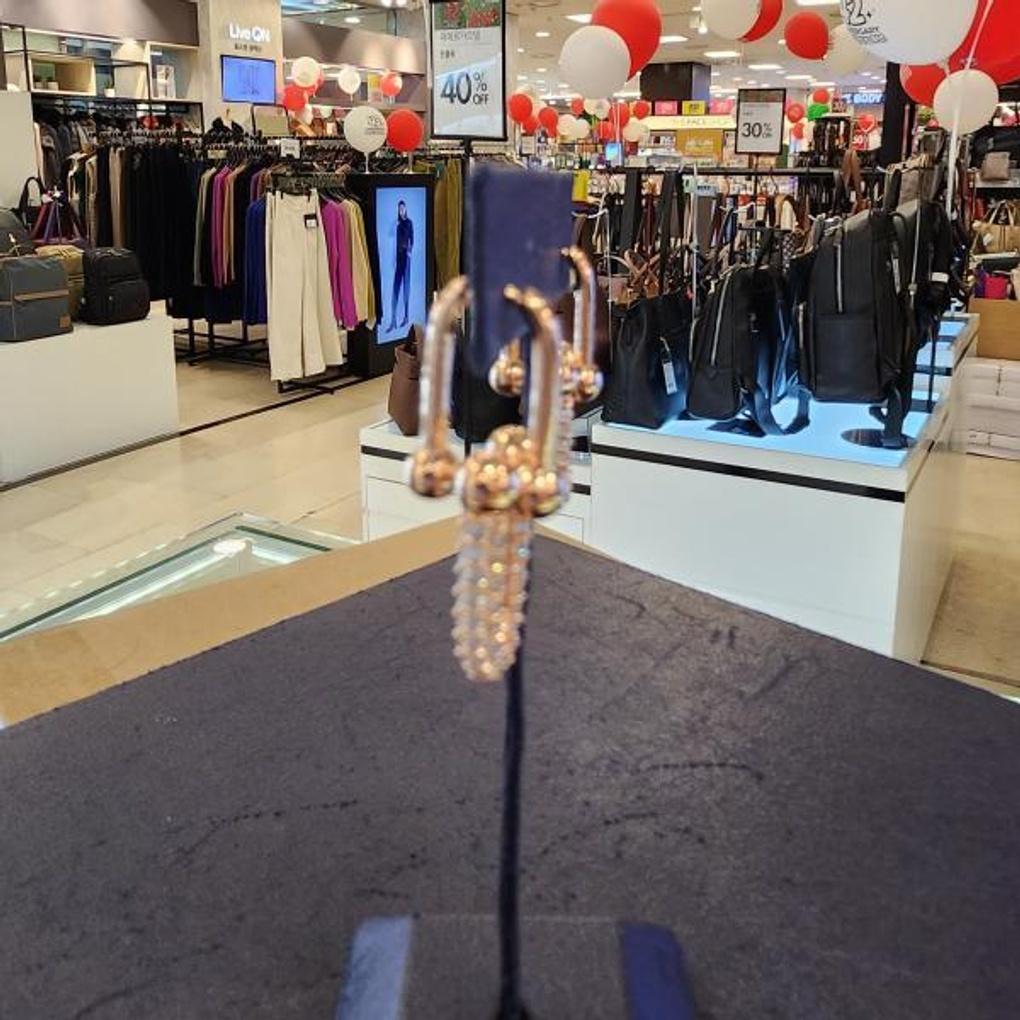 ARTRIA Chain Cubic Celebrity Earrings JTOERFR0045PKF