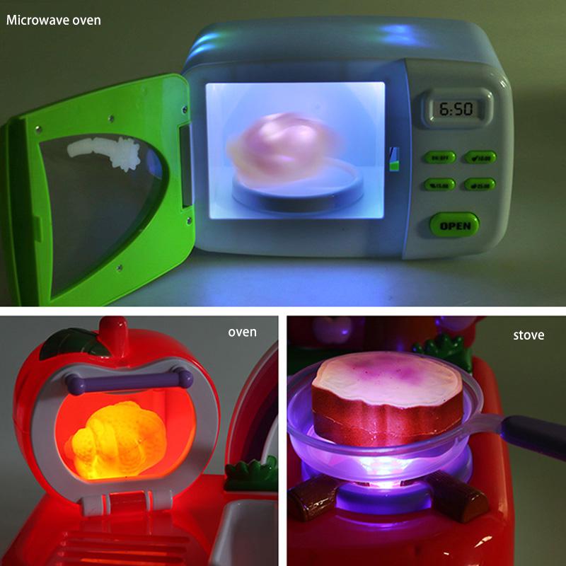 Buy Creative Children Simulation Electric Microwave Oven House Color ...