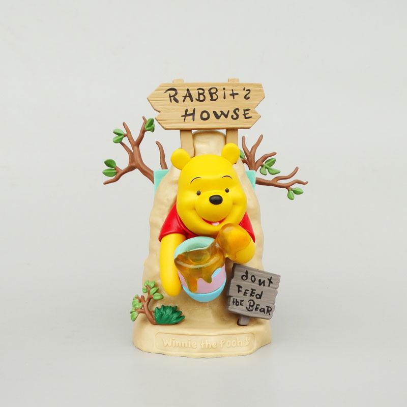 

Animation Design Animation Winnie The Pooh Bear Holding Honey Jar Action Figure Miniature Figurine Decor Collector Children Celebration Present