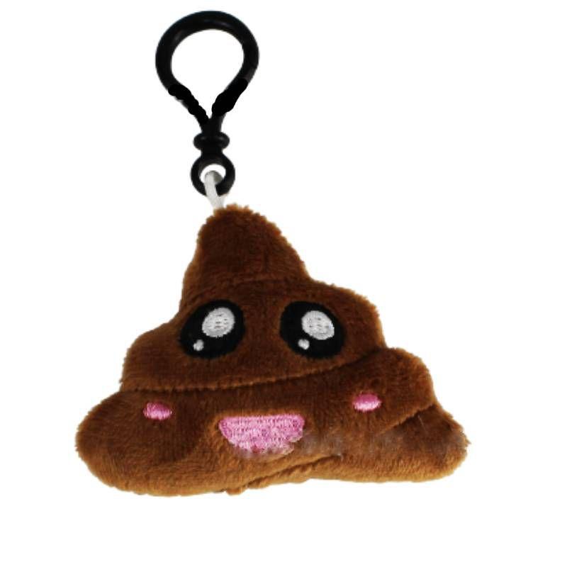 Portachiavi Espressione Mini Peluche Ciondolo Carino Emoji Bambola di Peluche Decorazione Regalo