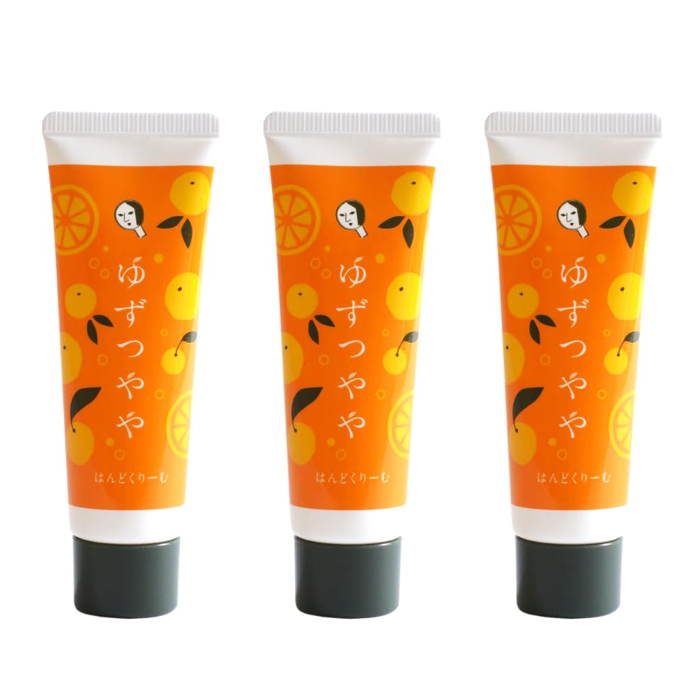 Yuzutsuya Hand Cream x 3 Yuzu scent Natural yuzu peel oil Natural moisturizing ingredients Hand care Hand cream [Yojiya Official] (30g pack)