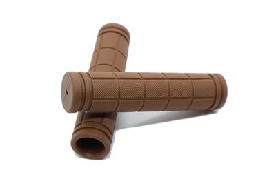 Beatus Basic Pattern Bicycle Handle Grip Universal (Brown)