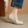 Comfortable Women's Shoes Platform Spring and Summer Round Head New Shallow Mouth Single Shoes Fashion Casual French Retro 2026