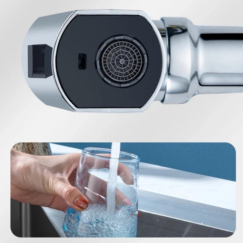 Küchenarmatur Wasserfallauslauf Spritzwassergeschützt Universal Drehbarer Belüfter Multifunktionale Wasserdüse Verlängerungsarmatur Zubehör