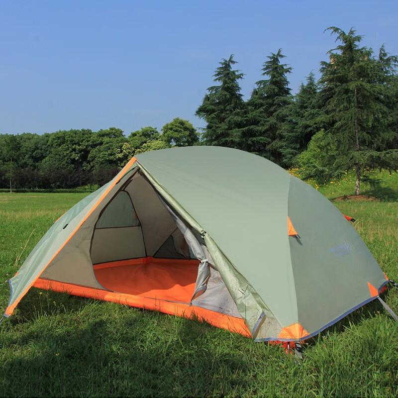 OEING Outdoor Double Layer Aluminum Pole Tent