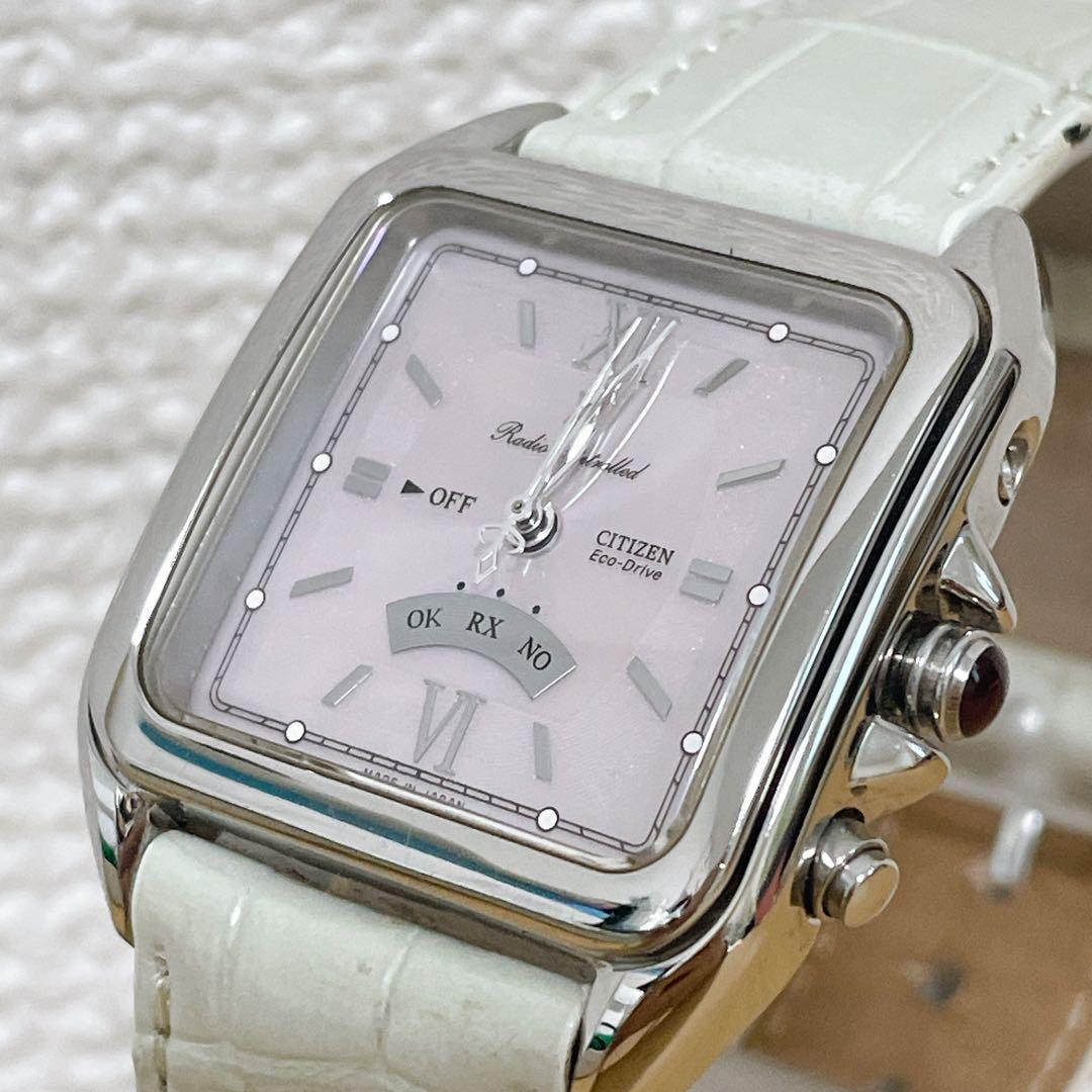 Used Good Condition Citizen Cross Sea xC H330 Watch Pink Dial Vintage