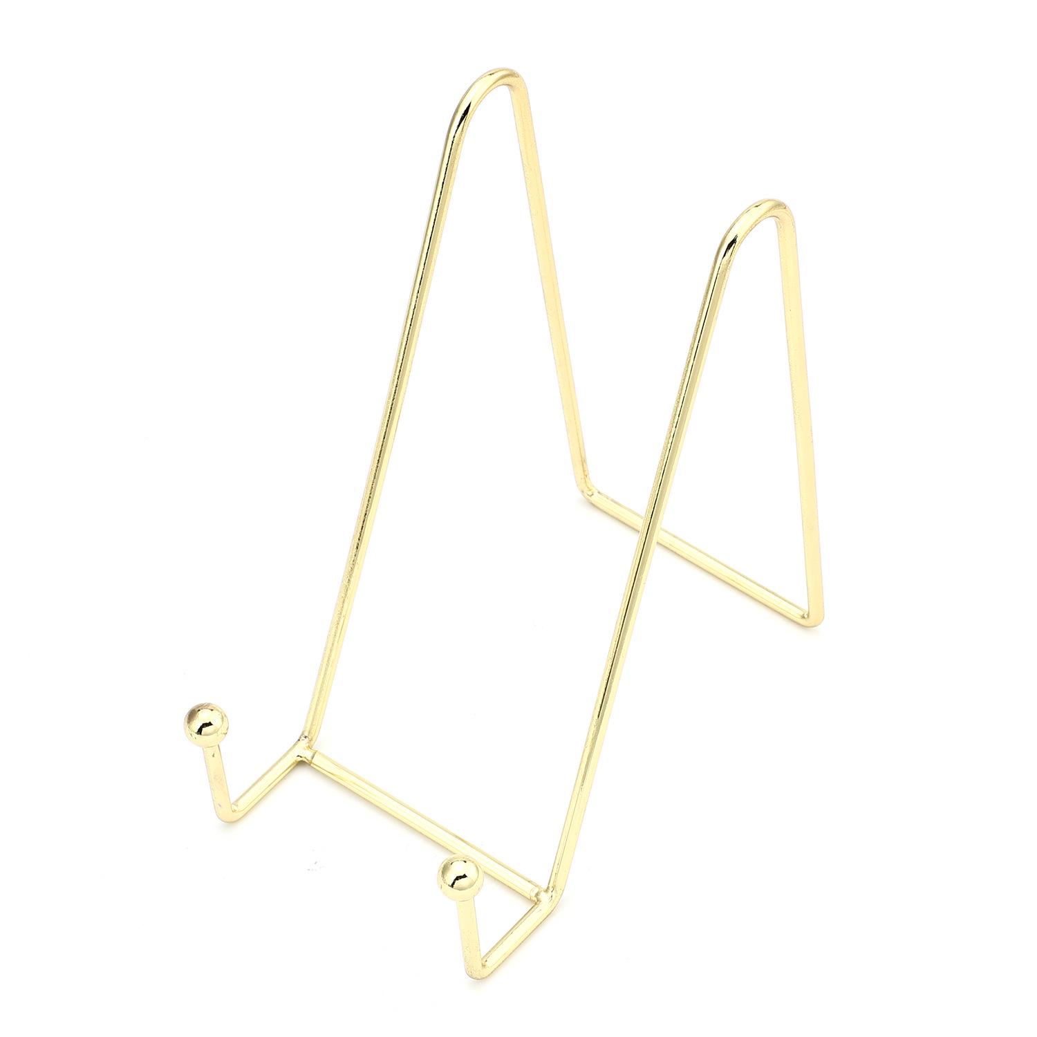 

Кований Підставка для Дисплея для Фотографій, Рамок, Планшетів, Тарілок та Фігурок Gold