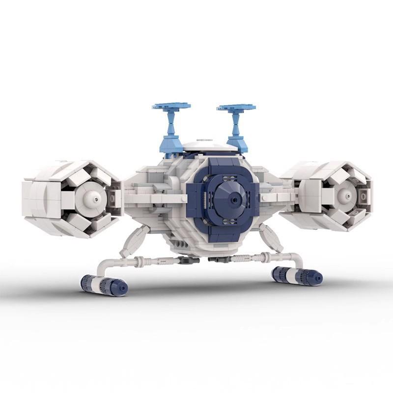 Space Commando Small Particles, Small Auxiliary Shuttle Domestic Building Block Assembly Toy Model
