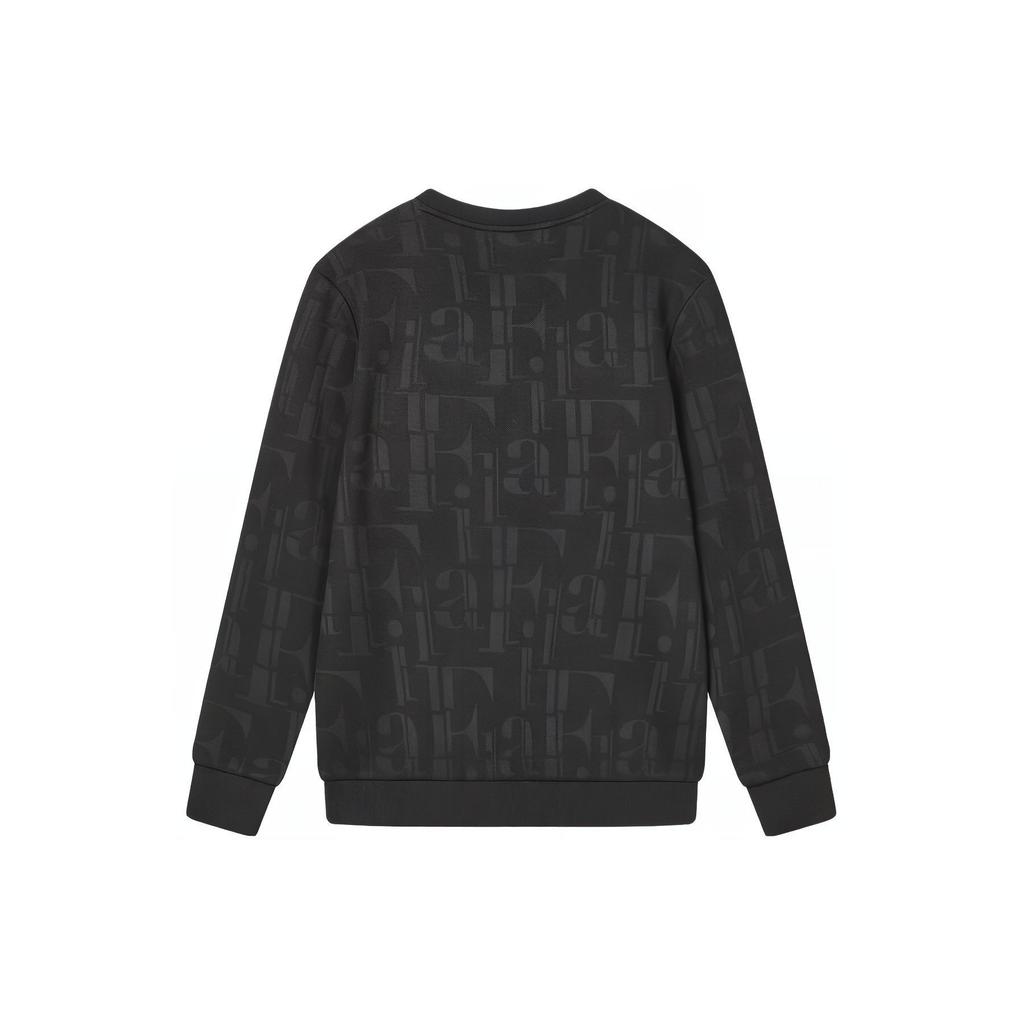 New FILA Sweatshirt Men's Jet Black F11M412203F-BK