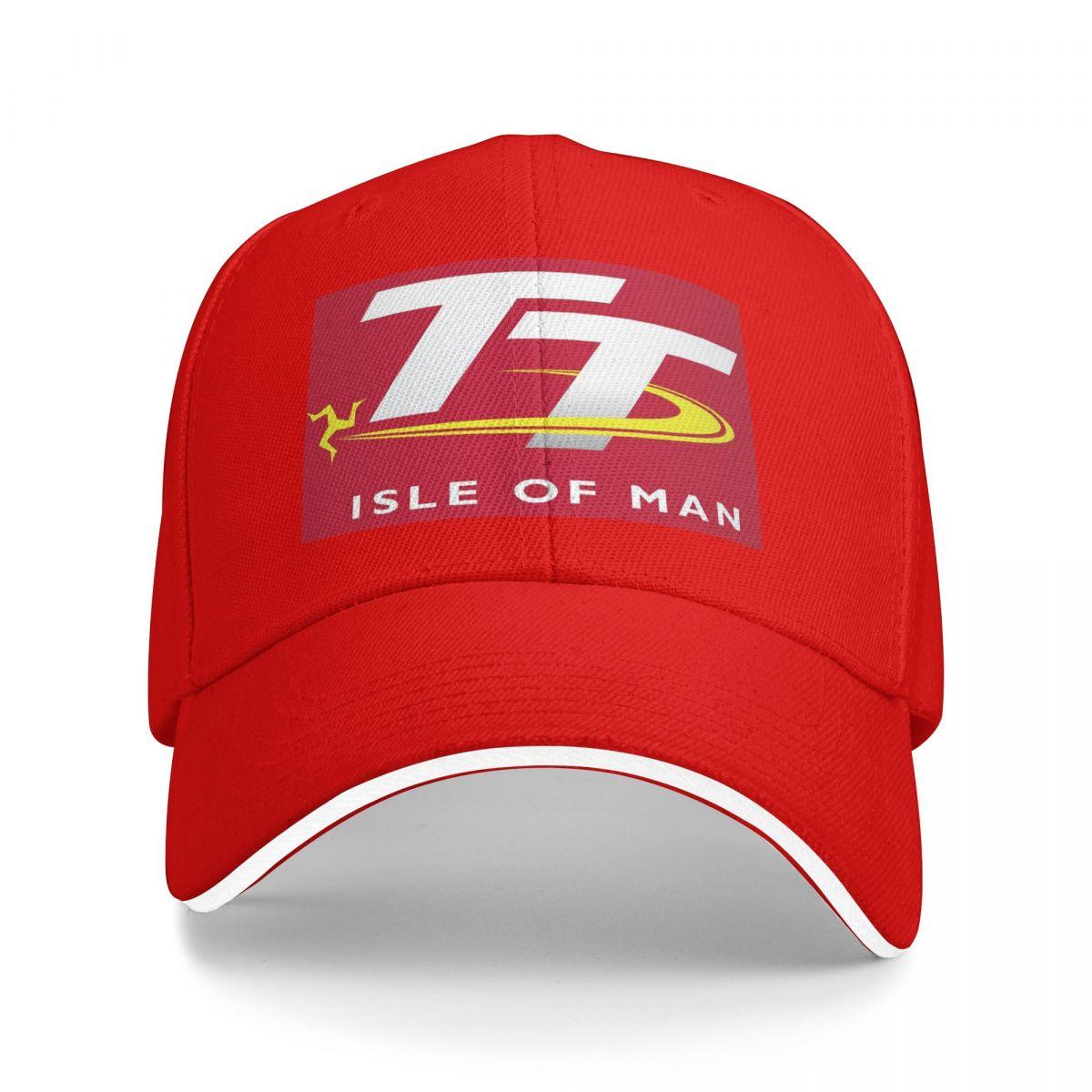 

Isle Of Man TT Races Motorcycle Print Baseball Caps Snapback Baseball Hats Breathable Casual Casquette Outdoor for Men And Women One Size