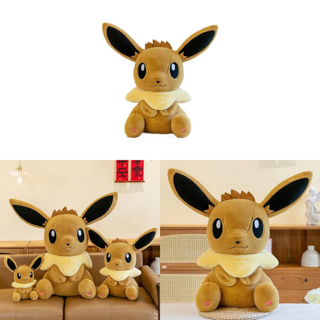 Pokemon Eevee Plush Toy With Short Pile Plush For Kids And Giftgiving
