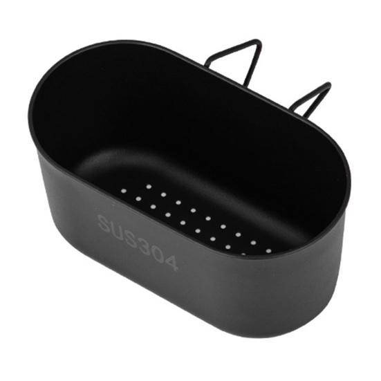 Abflusskorb für Spüle aus Edelstahl, rostfrei, korrosionsbeständig, effiziente Filterung, Küchen-Organizer, Eckspülbeckensieb