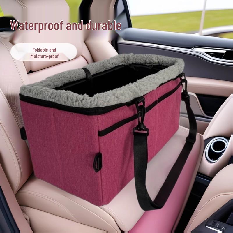 

Portable Breathable Pet Car Seat for Dogs 44*20*24cm [No Installation Required]