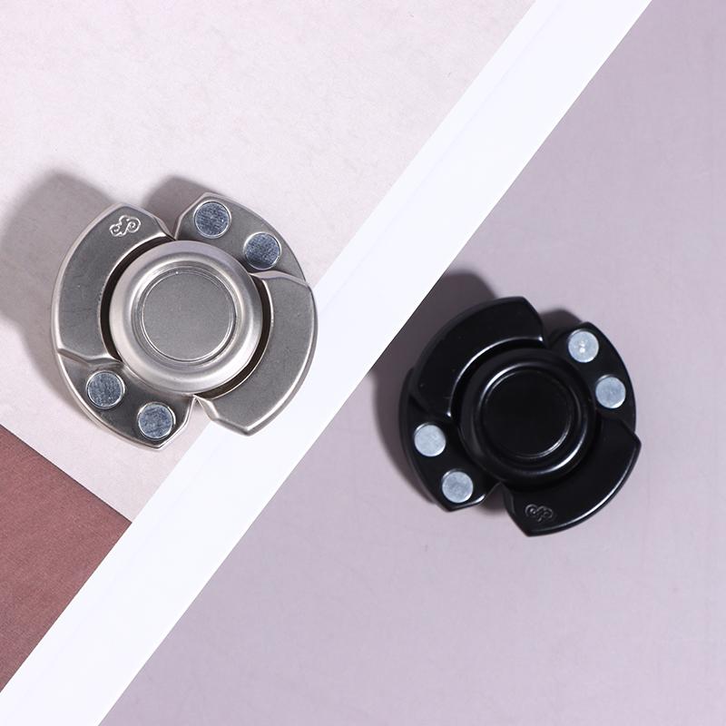 Magnetic Slider, With Multiple Click Buttons Fidget Spinner, 3 In 1 Alloy Material Birthday Gift Entertainment Hand Spinner Adhd