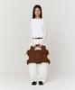 Pleatsmama Big Bow Bag Camel