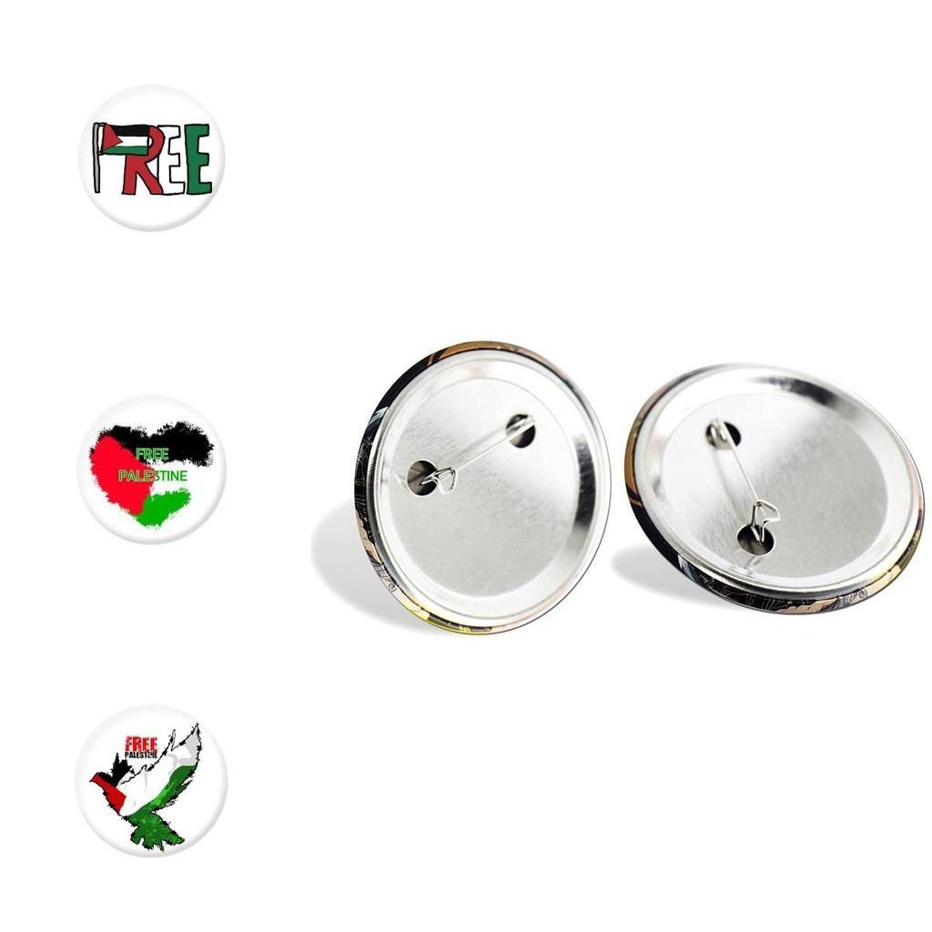 Bandera de Gaza Palestina Broche Pin Insignia Chapada en Estaño Accesorios para Ropa Souvenir