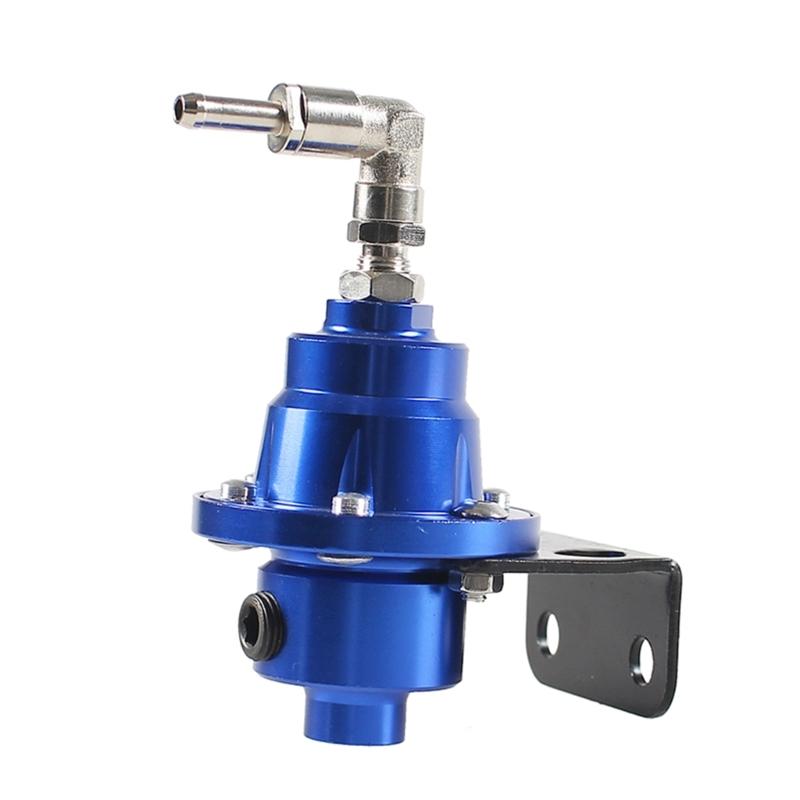 Adjustable Fuel Pressure Regulator with Gauge Kit 7Colors Aluminum Car Refitting Fuel Supercharger Universal