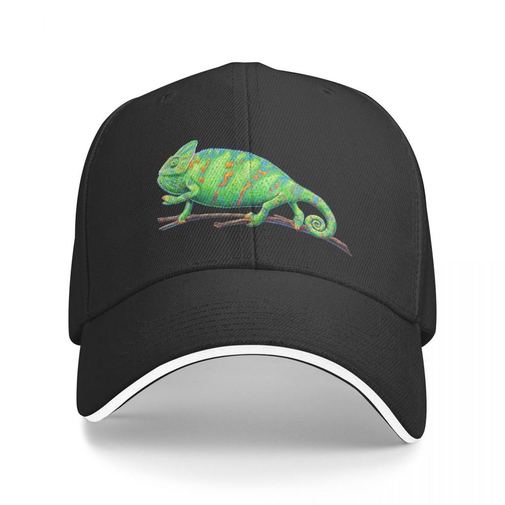 Veiled Chameleon Cap Baseball Cap Hat Luxury Brand Ny Cap Hat for Man Women's 1