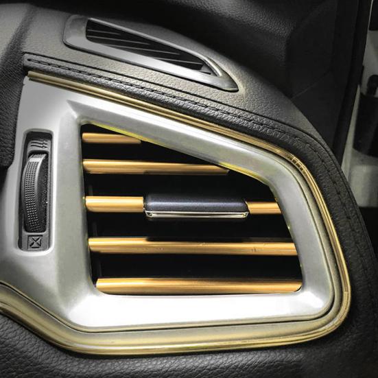10 Stücke Universal U Klimaanlage Form Auto Trim Outlet Strip Grille Dekoration