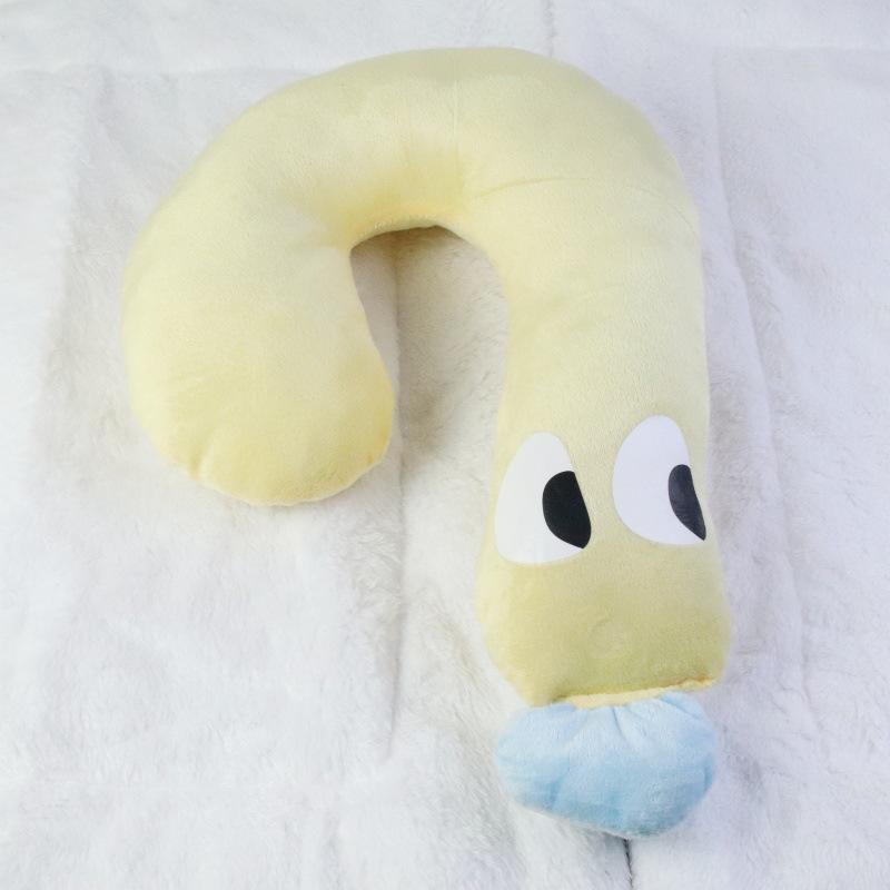 Pernă Moale de Pluș în Formă de U pentru Animale de Companie: Saltea de dormit elastică confortabilă pentru câini și pisici