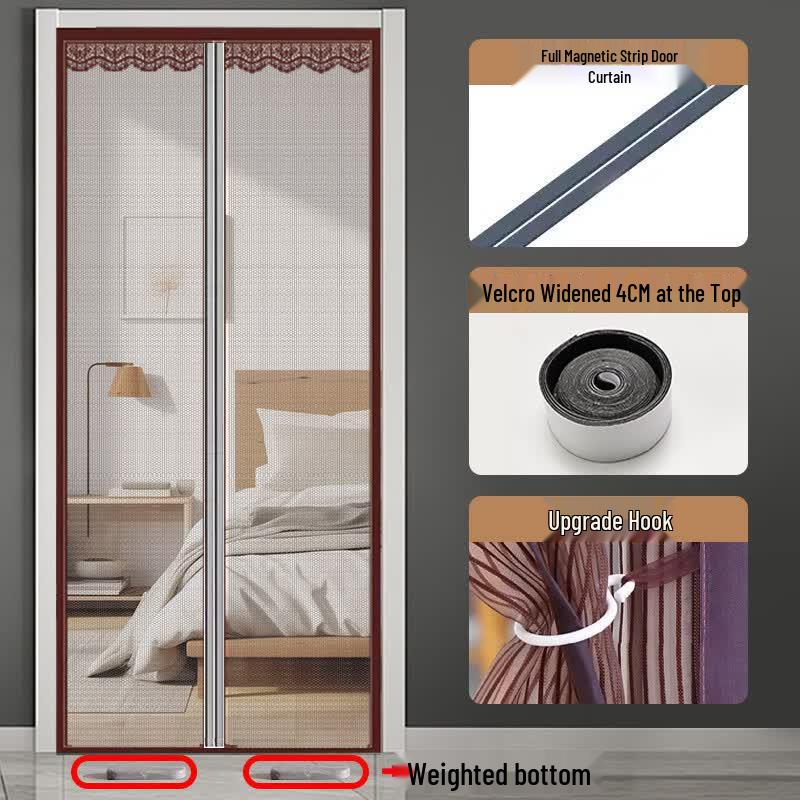 Gongdengdeng Magnetic Velcro Partition Curtain