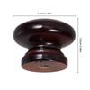 12Pcs Wooden Cabinet Knobs Retro Style Dresser Drawer Handles Wood Pulls for Kitchen Cupboards Closets Unique Cabinet Knobs