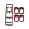 Carbon Fiber Style Car Window Lift Button Frame Sticker For Mercedes Benz A B C E GLE GLA CLA GLK Class W176 W204 W212 W166 W218