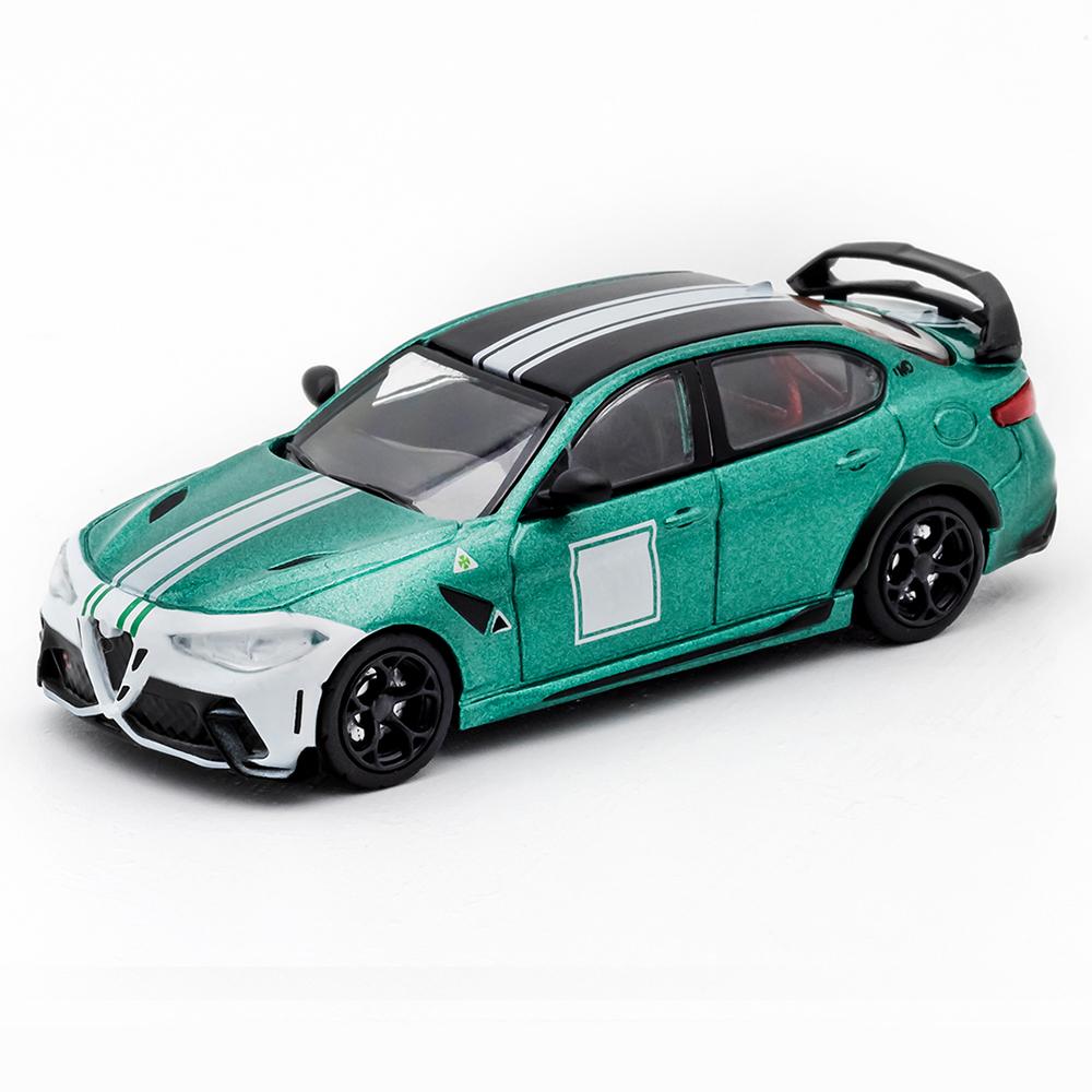 QGDM1 DCT 1/64 Alfa Romeo Giulia GTAm Model Sports Car Vintage Cars Diecast Vehicle Collection Toy for Adults
