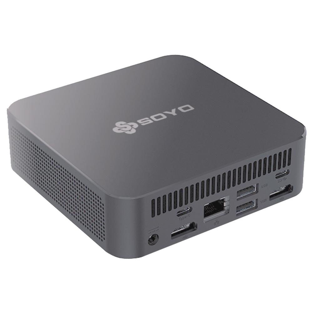 SOYO M4 Air Mini PC, Intel N95 4 Core Max 3.4GHz, 16GB RAM 512GB SSD, 2*HDMI + 1* Full-featured Type-C Triple Screen Display