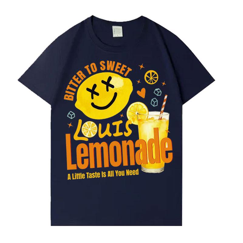 Rapper Louis Lemonade Tour Hip Hop Tee Shirt Women Oversized Fashion Aesthetic Cozy Short Sleeve Tshirts Fans Casual Streetwear